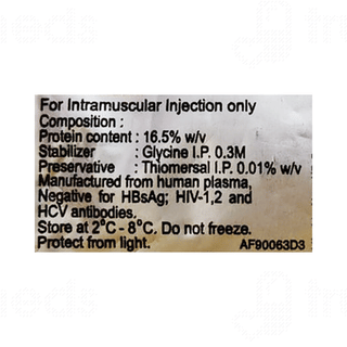 Bharglob 16.5% Injection 2ml