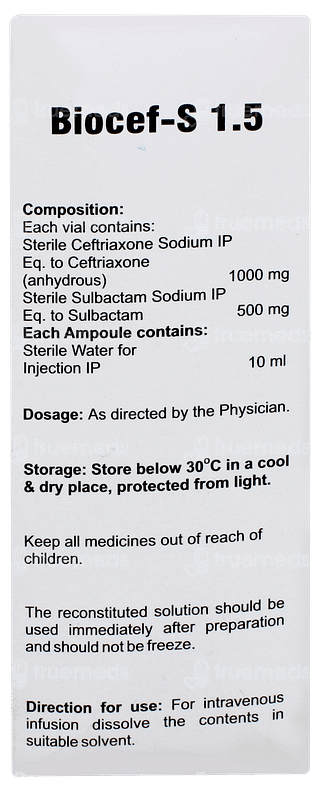 Biocef S 1.5 Injection 1