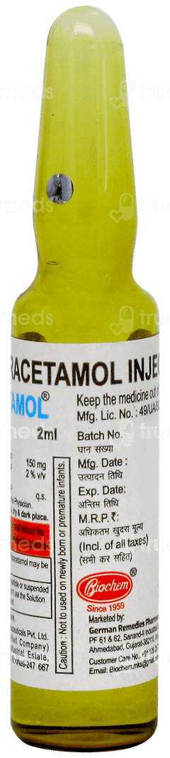 Biocetamol Injection 2ml