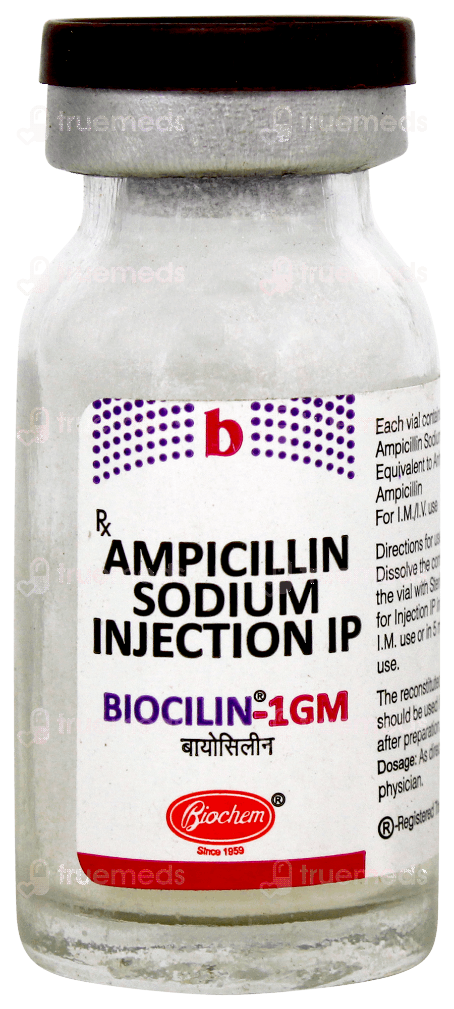 Biocilin 1000 Mg Injection 1 - Uses, Side Effects, Dosage, Price | Truemeds