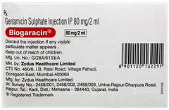 Biogaracin 80mg Injection 2ml