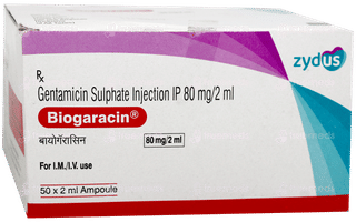 Biogaracin 80mg Injection 2ml