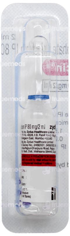 Biogaracin 80mg Injection 2ml