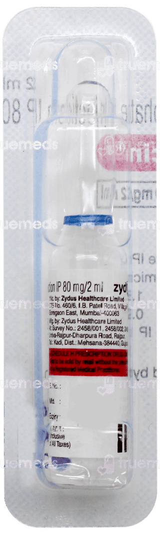 Biogaracin 80mg Injection 2ml