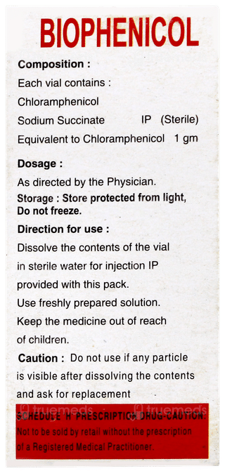 Biophenicol 1g Injection 1