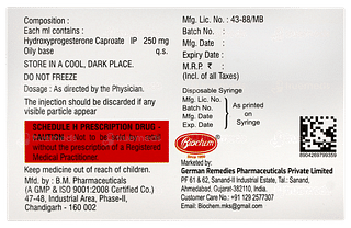 Biosterone Depot 250 Injection 1ml