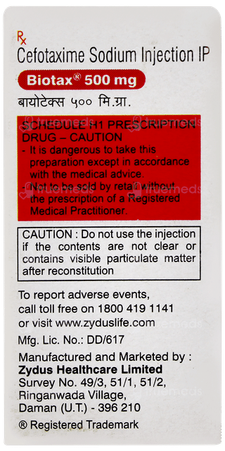 Biotax 500mg Injection 1