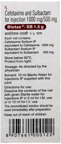 Biotax Sb 1.5g Injection 1