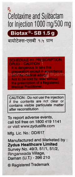 Biotax Sb 1.5g Injection 1