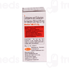 Biotax Sb 250/125 MG Injection 1