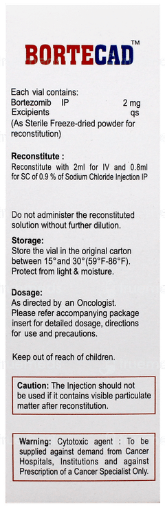 Bortecad 2 MG Injection 1