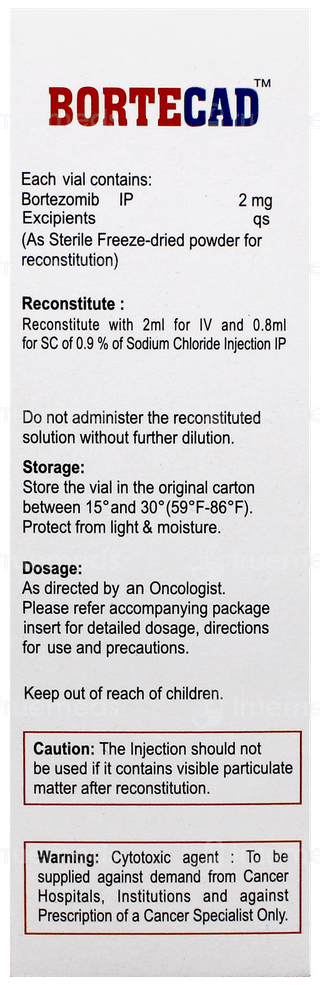 Bortecad 2 MG Injection 1
