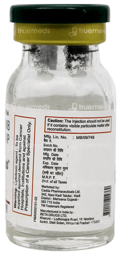 Bortecad 2 MG Injection 1