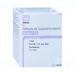 C One Tz 1g + 125mg Injection 1