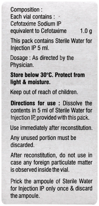 C Tax 1.0g Injection 1
