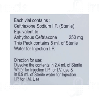 Cadiceft 250 MG Injection 1