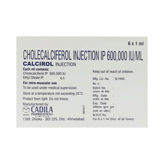 Calcirol 600000iu Injection 1ml Calcirol 600000iu Injection 1ml