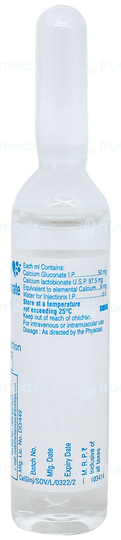 Calcium Sandoz Injection 10ml Calcium Sandoz Injection 10ml
