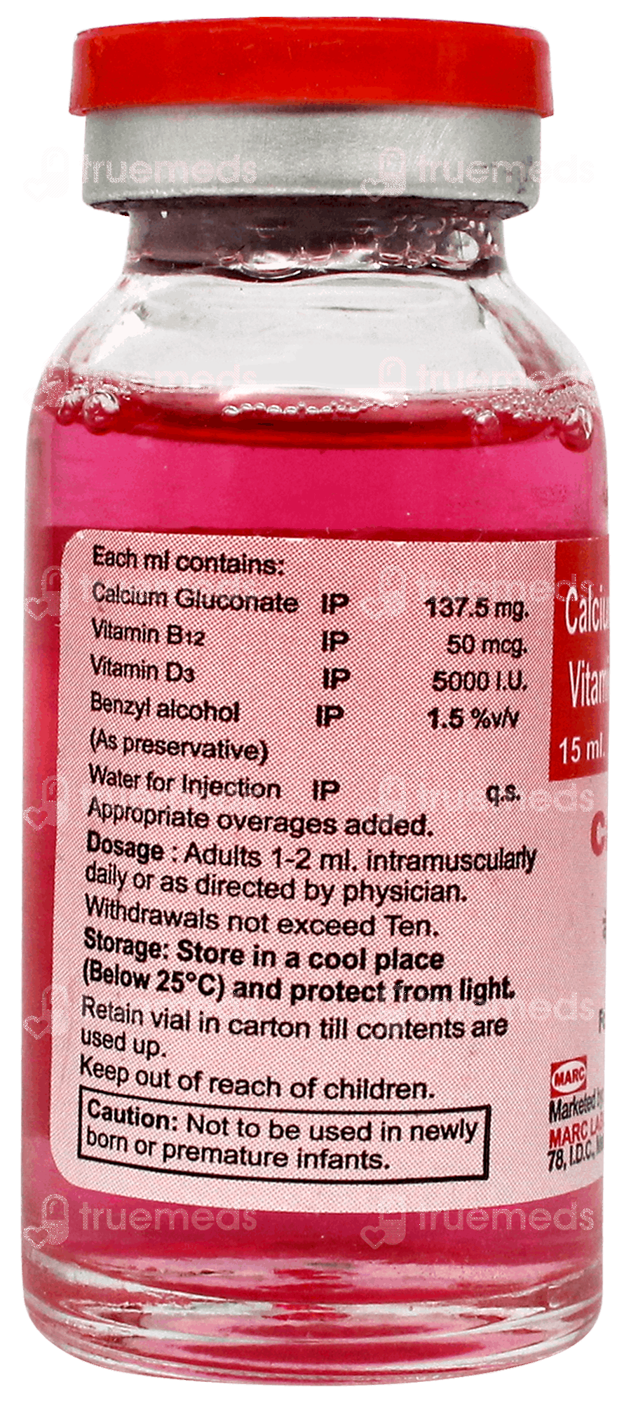 Calvit 12 1375 Mg5000iu50mcg Injection 15 Ml - Uses, Side Effects, Dosage,  Price | Truemeds
