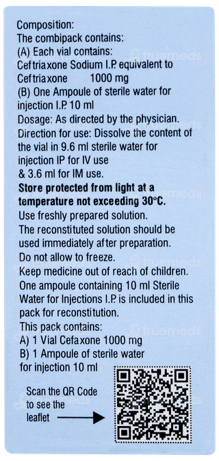 Cefaxone 1g Injection 1