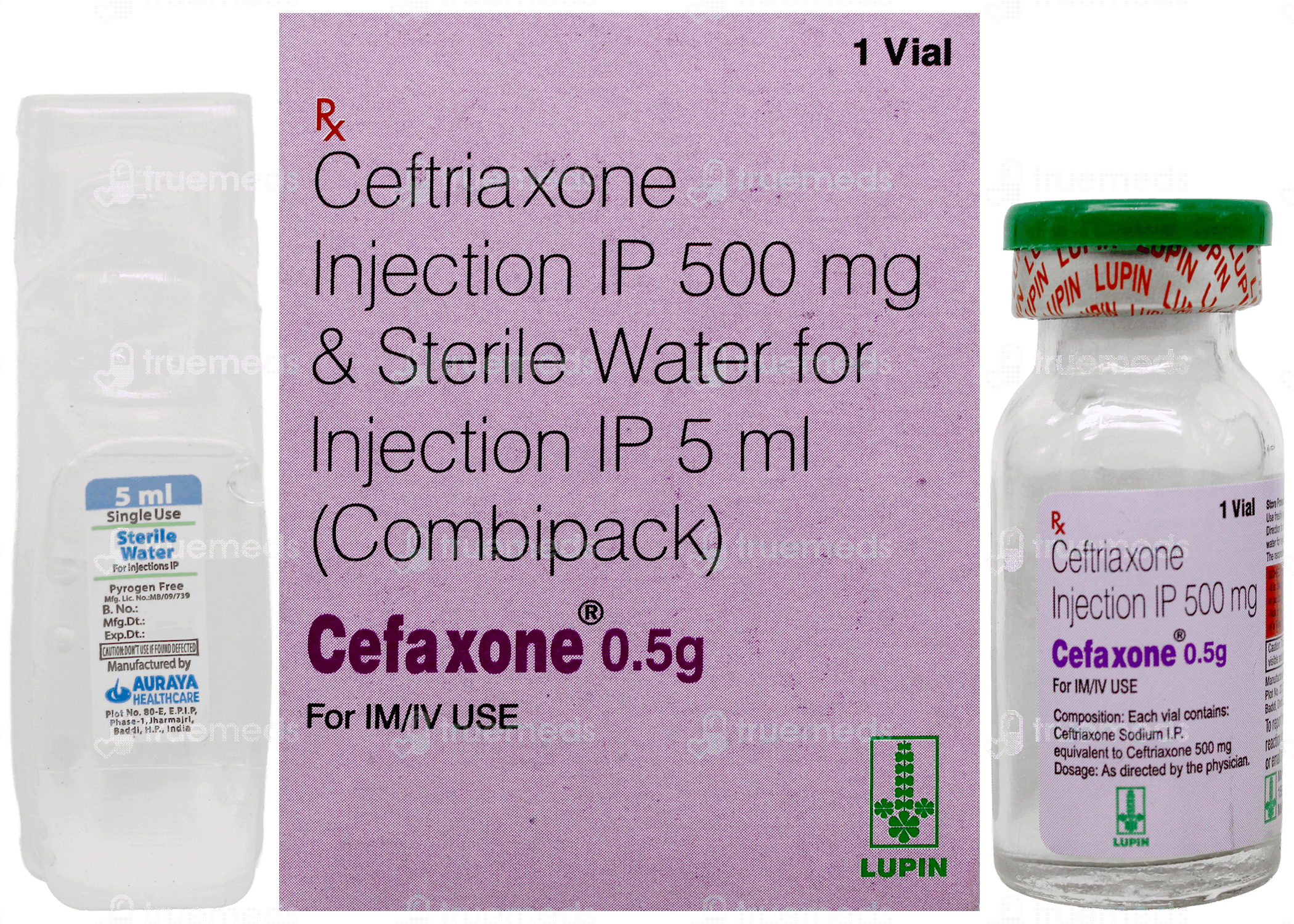Cefaxone 500 Mg Injection 5 Ml - Uses, Side Effects, Dosage, Price ...