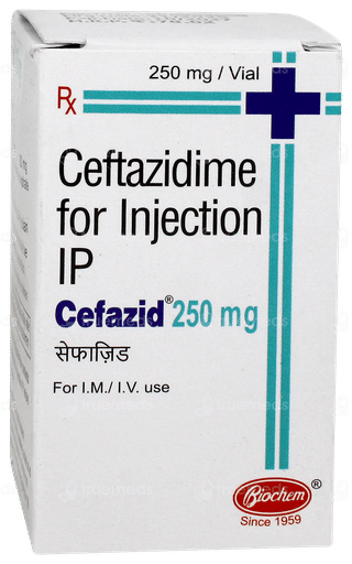 Cefazid 250 MG Injection 2 ML