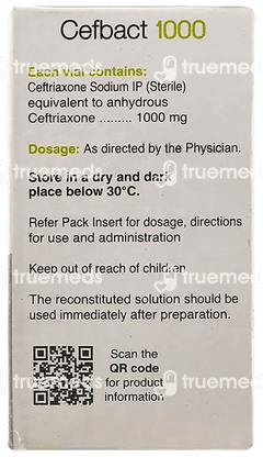 Cefbact 1000 Injection 1 Cefbact 1000 Injection 1