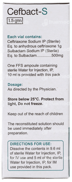 Cefbact S Injection 1