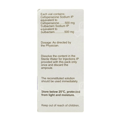 Cefokem Xp 500/500 Mg Injection 1