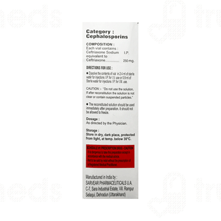 Cefone 250 MG Injection 1