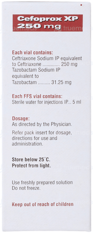 Cefoprox Xp 250/31.25 Mg Injection 1