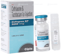 Cefoprox Xp 500/62.5 MG Injection 1 Cefoprox Xp 500/62.5 MG Injection 1
