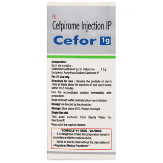 Cefor 1 Gm Injection 1