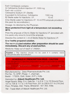Cefotax 1000 Injection 1 Cefotax 1000 Injection 1