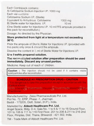 Cefotax 1000 Injection 1