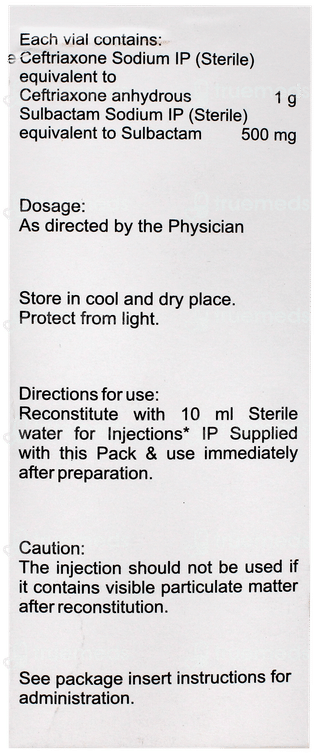 Cefrine Plus 1500 Injection 1