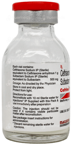 Cefrine Plus 1500 Injection 1 Cefrine Plus 1500 Injection 1