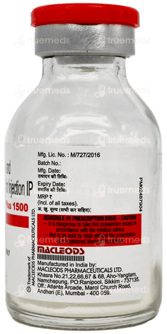 Cefrine Plus 1500 Injection 1 Cefrine Plus 1500 Injection 1