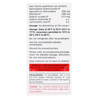 Celzar 200 Mg Injection 1