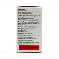 Cemax Cef 1500 MG Injection 1 Cemax Cef 1500 MG Injection 1