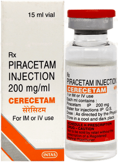 Cerecetam Injection 15Ml Cerecetam Injection 15Ml
