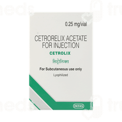 Cetrolix 0.25mg Injection 1 Cetrolix 0.25mg Injection 1