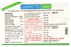 Choriotec 5000 Injection 1