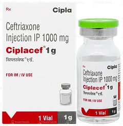 Ciplacef 1g Injection 1 Ciplacef 1g Injection 1