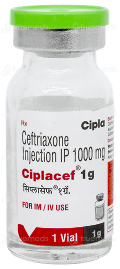 Ciplacef 1g Injection 1 Ciplacef 1g Injection 1