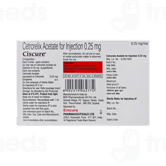 Ciscure 0.25 MG Injection 2 ML
