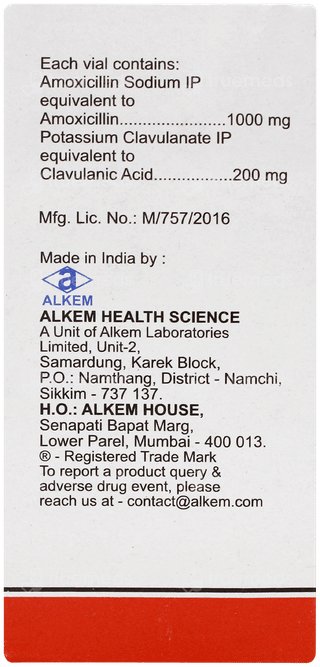 Clavam 1.2g Injection 1