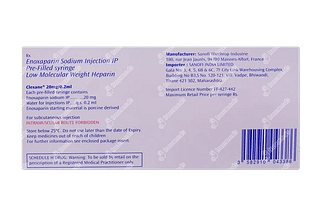 Clexane 20 MG Injection 0.2 ML