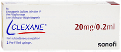 Clexane 20mg Injection 0.2ml