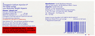 Clexane 20mg Injection 0.2ml
